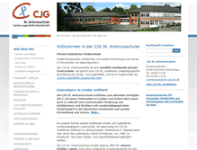 Tablet Screenshot of cjg-sjh-schule.de